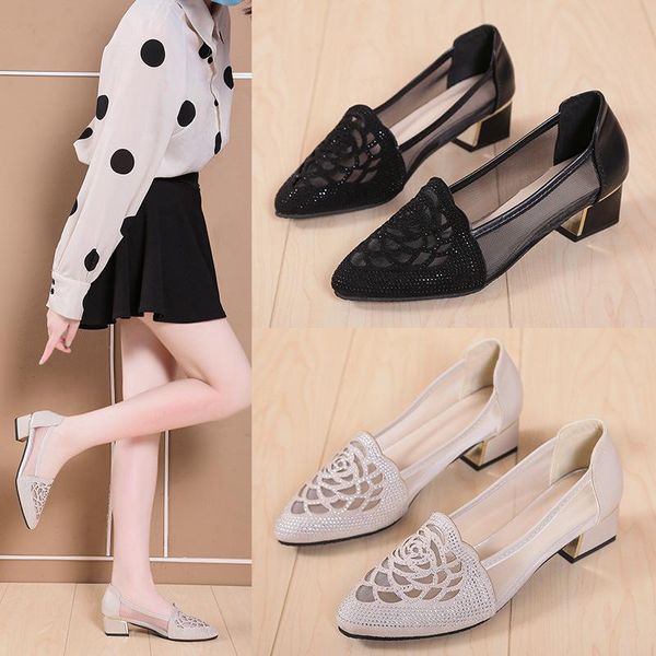 2020 summer women shoes woman new breathable comfortable hollow mesh floral plus size thick mid heels pumps female ladies shoes, Black
2020 summer women shoes woman new breathable comfortable hollow mesh floral plus size thick mid heels pumps female ladies shoes, Black