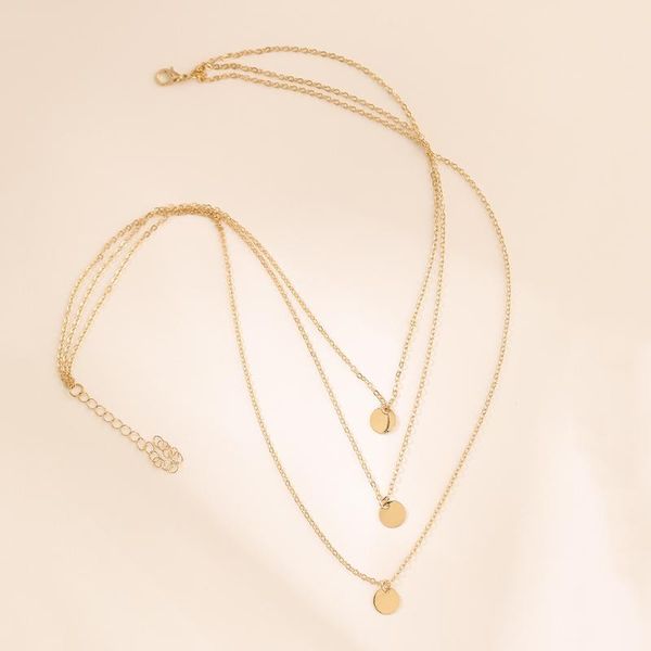 chokers trendy female pendant link chain choker necklace for women three layers metal jewelry accessory girl gift party wholesale, Golden;silver
chokers trendy female pendant link chain choker necklace for women three layers metal jewelry accessory girl gift party wholesale, Golden;silver