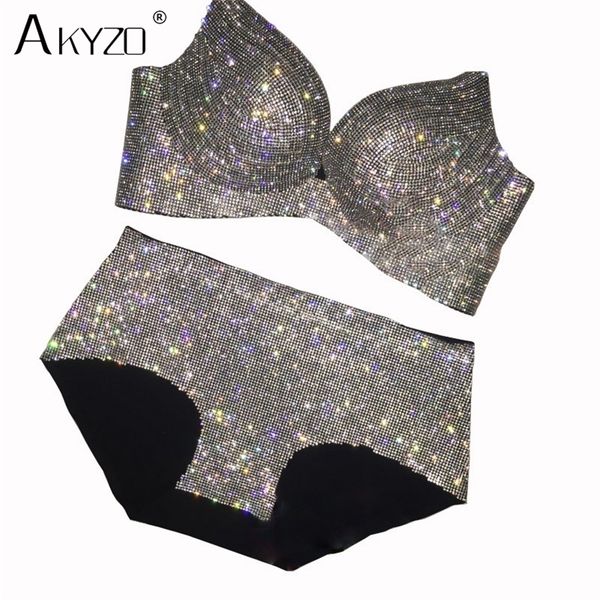 akyzo luxury rhinestone bra set women shiny diamond elastic padded bra for lady lj201210, Red;black
akyzo luxury rhinestone bra set women shiny diamond elastic padded bra for lady lj201210, Red;black
