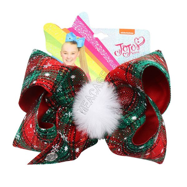 7inch jojo siwa christmas hairpin baby girls plaid big bows hair clip bowknot fur ball hair pins bobby pin barrettes kids hair clips d92201, Slivery;white
7inch jojo siwa christmas hairpin baby girls plaid big bows hair clip bowknot fur ball hair pins bobby pin barrettes kids hair clips d92201, Slivery;white