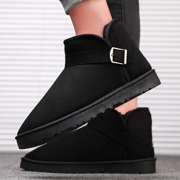 selling plush men ankle boots fashion snow boots keep warm for mens black slip-on winter shoes for male bottines hommes #lu0b
selling plush men ankle boots fashion snow boots keep warm for mens black slip-on winter shoes for male bottines hommes #lu0b