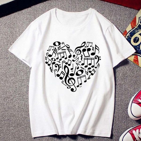 harajuku женская футболка musical note графическая печатная футболка мода летняя повседневная белая с коротким рукавом, White
harajuku женская футболка musical note графическая печатная футболка мода летняя повседневная белая с коротким рукавом, White