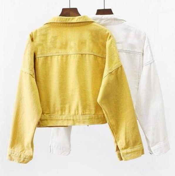 women's jackets high waist denim jacket female autumn wild short harajuku style student long sleeve loose jacket xl111, Black;brown
women's jackets high waist denim jacket female autumn wild short harajuku style student long sleeve loose jacket xl111, Black;brown