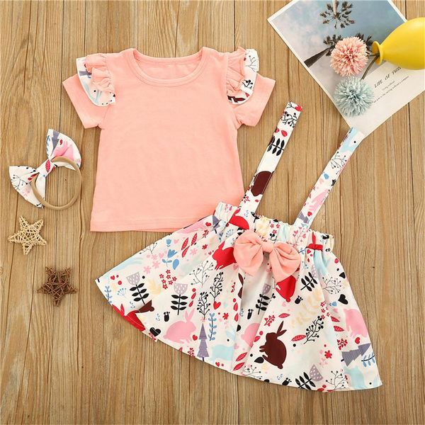 3pcs easter's suit baby kid girl skirt short sleeve fresh solid color easter suspender skirt and headband 1-4y toddle, White
3pcs easter's suit baby kid girl skirt short sleeve fresh solid color easter suspender skirt and headband 1-4y toddle, White