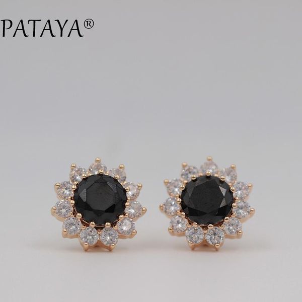 pataya sunlight big drop earrings 585 rose gold black round natural cubic zirconia jewelry accessories vintage drop earrings, Silver
pataya sunlight big drop earrings 585 rose gold black round natural cubic zirconia jewelry accessories vintage drop earrings, Silver