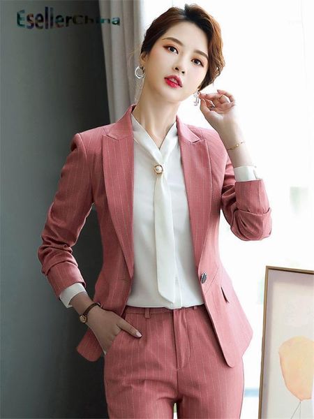 elegant striped styles women business suits with pants and jackets coat professional career interview clothes female blazers1, White
elegant striped styles women business suits with pants and jackets coat professional career interview clothes female blazers1, White