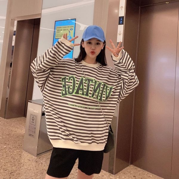 ogt5l 2020 long new round neck pullover sweaterautumn women's striped loose wo pullovershoulder sweater cotton terry sweatersweater sle, Black
ogt5l 2020 long new round neck pullover sweaterautumn women's striped loose wo pullovershoulder sweater cotton terry sweatersweater sle, Black
