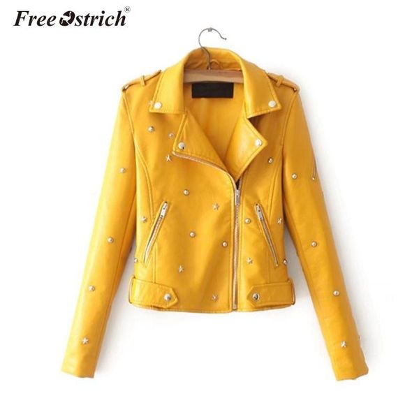 ostrich autumn women pu leather jacket woman zipper belt short coat female black punk bomber faux outwear, Black;brown
ostrich autumn women pu leather jacket woman zipper belt short coat female black punk bomber faux outwear, Black;brown