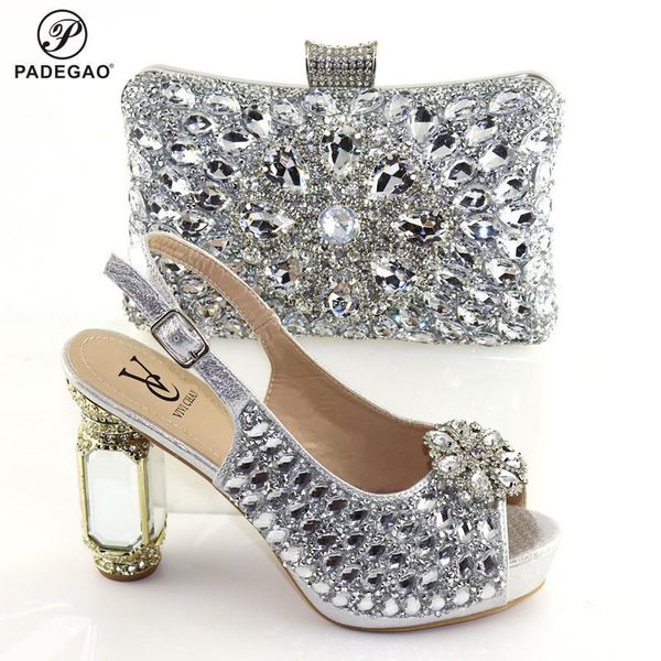 christmas restriction special design italian sweet ladies mathing shoes and bag silver set for party decorate with rhiinestone, Black
christmas restriction special design italian sweet ladies mathing shoes and bag silver set for party decorate with rhiinestone, Black