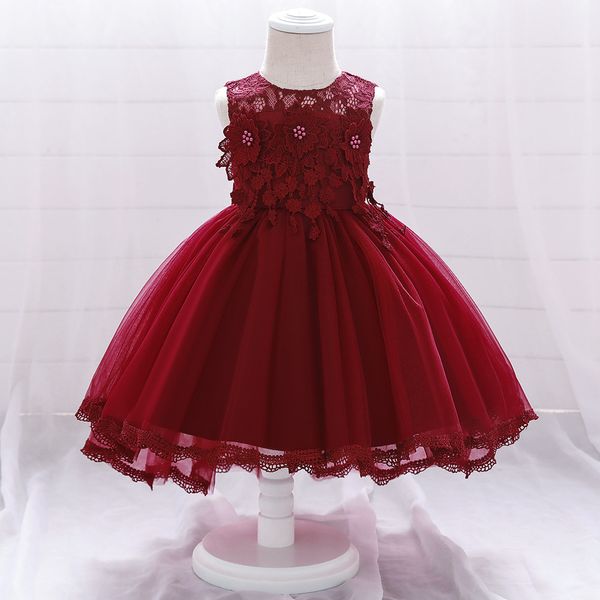 2020 infant baby girls princess dress flowers lace sleeveless knee length tutu sundress size 70/80/90 lj201222, Red;yellow
2020 infant baby girls princess dress flowers lace sleeveless knee length tutu sundress size 70/80/90 lj201222, Red;yellow