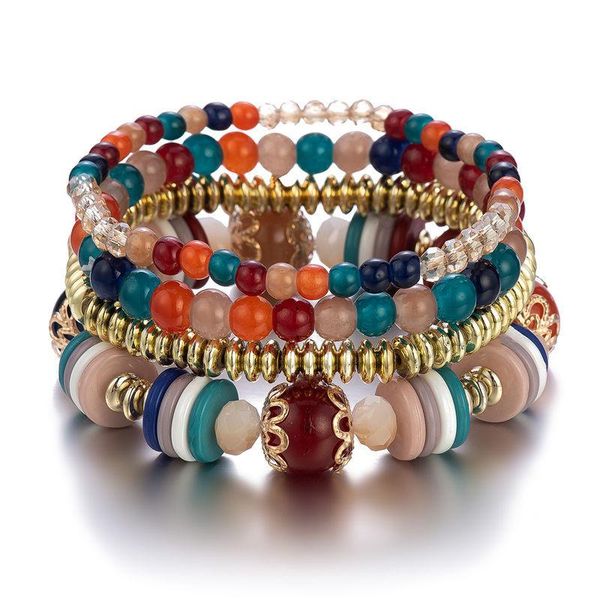 Ethnic Colorful Beaded Bracelets for Women Boho Temperament Multi-layer Wrap Charm Bracelet Bangles Costume Jewelry Accessories, Golden;silver
Ethnic Colorful Beaded Bracelets for Women Boho Temperament Multi-layer Wrap Charm Bracelet Bangles Costume Jewelry Accessories, Golden;silver