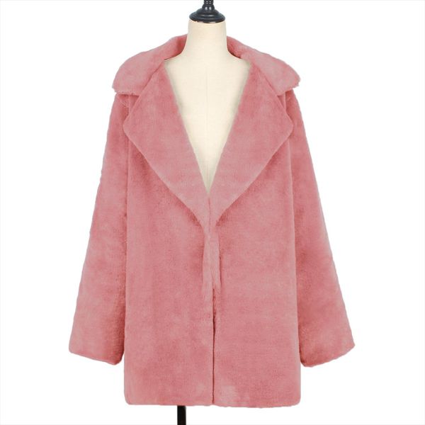 winter women faux fur coat long fur coat loose lapel overcoat jacket thick warm plus size female plush, Black
winter women faux fur coat long fur coat loose lapel overcoat jacket thick warm plus size female plush, Black