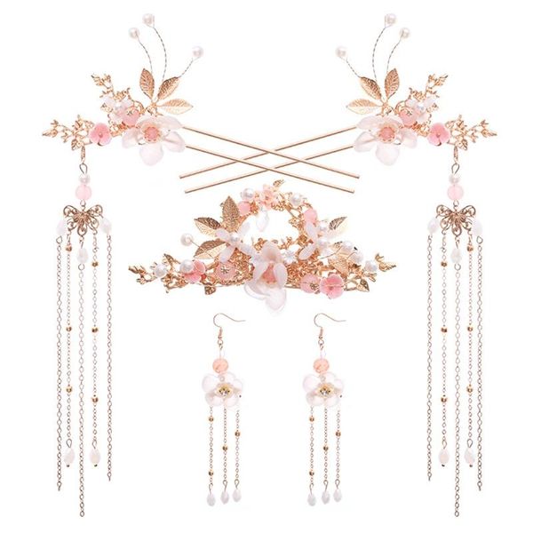 antique tassel floral hairpins earrings hair forks headpieces women girls chinese hanfu dress jewelry sets, Silver
antique tassel floral hairpins earrings hair forks headpieces women girls chinese hanfu dress jewelry sets, Silver