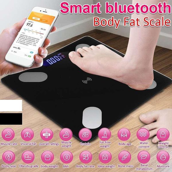bathroom & kitchen scales bluetooth electronic scale body fat weight weighing for digital toughened glass lcd display1
bathroom & kitchen scales bluetooth electronic scale body fat weight weighing for digital toughened glass lcd display1