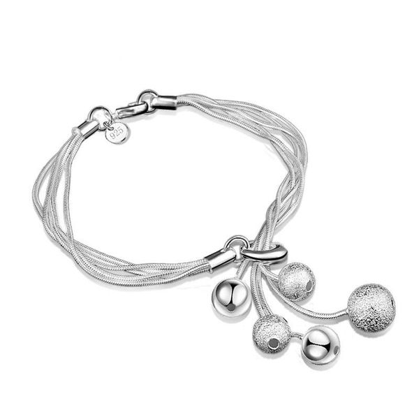trendy multilayer snake chain bead pendant women bracelet bangles style silver color cuff jewelry girls gift, Black
trendy multilayer snake chain bead pendant women bracelet bangles style silver color cuff jewelry girls gift, Black
