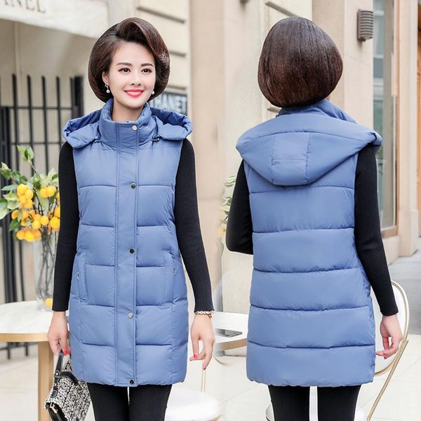 women large size hooded vest coat long autumn winter detachable hat warm plus size padded white green waistcoat 5xl, Black;white
women large size hooded vest coat long autumn winter detachable hat warm plus size padded white green waistcoat 5xl, Black;white