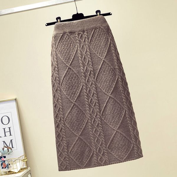 new midi 2021 long knit female skirt winter chic vintage standard braided mesh pencil skirts y339 ladies nnxi, Black
new midi 2021 long knit female skirt winter chic vintage standard braided mesh pencil skirts y339 ladies nnxi, Black