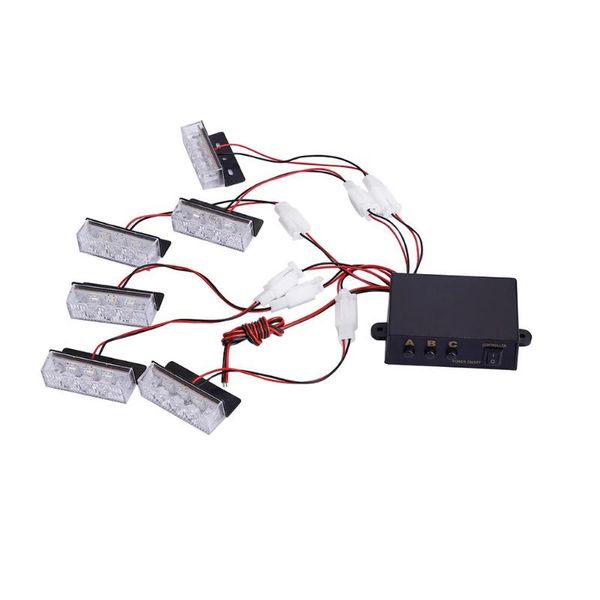 6 car 12v amber led flashing grill lights bar warning recovery breakdown breakdown low power consumptive car signal lamps
6 car 12v amber led flashing grill lights bar warning recovery breakdown breakdown low power consumptive car signal lamps