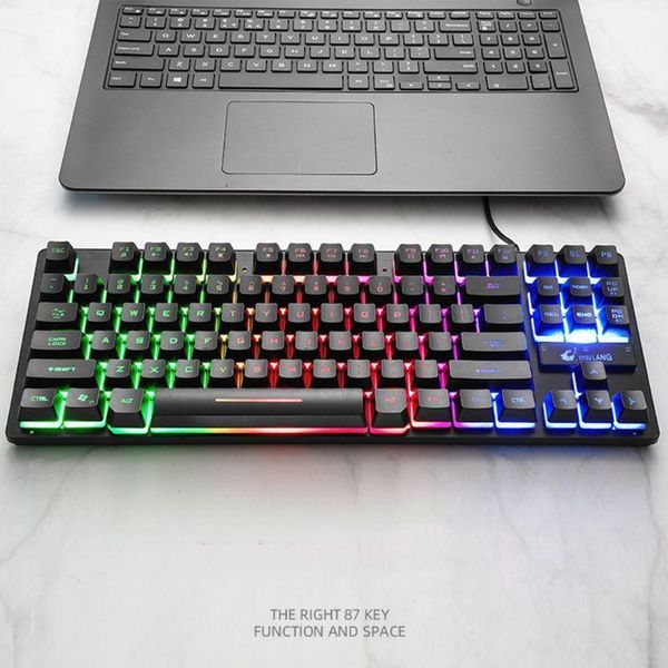 gaming keyboard 87 keys key board for pc / lapgamerseven-color backlit wired keyboard1
gaming keyboard 87 keys key board for pc / lapgamerseven-color backlit wired keyboard1