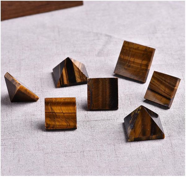 1 pc natural tiger eye pyramid healing crystal natural stone mineral cyanite gift home feng shui decoration qylaab, Black
1 pc natural tiger eye pyramid healing crystal natural stone mineral cyanite gift home feng shui decoration qylaab, Black