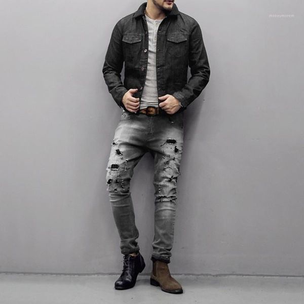 men's jeans fashion mens hole ripped skinny male slim fit long trousers washed casual streetwear buttons straight denim pants1, Blue
men's jeans fashion mens hole ripped skinny male slim fit long trousers washed casual streetwear buttons straight denim pants1, Blue