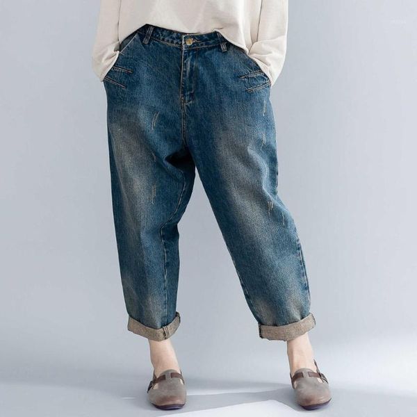 2019 season literature cowboy radish pants bound feet loose will code suit-dress nine part pants easy haren woman1, Blue
2019 season literature cowboy radish pants bound feet loose will code suit-dress nine part pants easy haren woman1, Blue