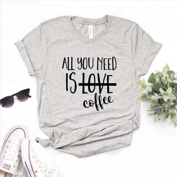 all you need is coffee print women tshirt cotton casual funny t shirt gift for lady yong girl tee 6 color, White
all you need is coffee print women tshirt cotton casual funny t shirt gift for lady yong girl tee 6 color, White
