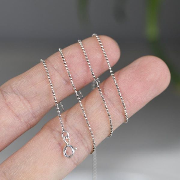 chains fnj 1mm 40cm ball bead chain necklace 925 silver fine original s925 women necklaces for jewelry making
chains fnj 1mm 40cm ball bead chain necklace 925 silver fine original s925 women necklaces for jewelry making