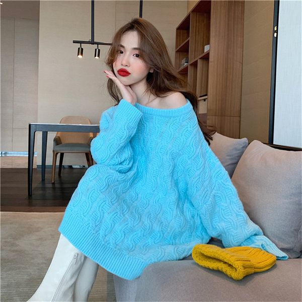 2021 sweaters for women winter new korean style loose nightgown solid sleeve long knitted sweater clothes msbd, White;black
2021 sweaters for women winter new korean style loose nightgown solid sleeve long knitted sweater clothes msbd, White;black