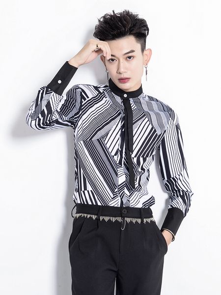 2021 new web celebrity scheme black white striped design long sleeve shirt designer tie. m-3xl thousand dollars 99jj
2021 new web celebrity scheme black white striped design long sleeve shirt designer tie. m-3xl thousand dollars 99jj