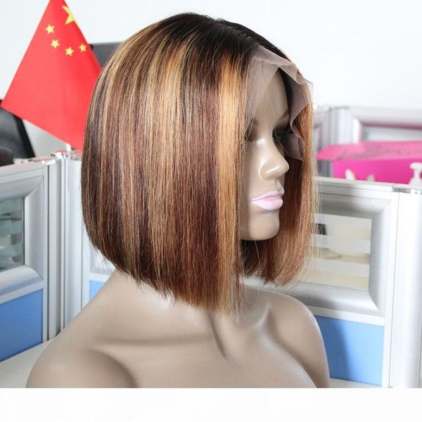 highlight honey blonde bob wig pixie cut human hair brazilian remy glueless short wigs for black women p4 27 straight ombre lace front wig, Black;brown
highlight honey blonde bob wig pixie cut human hair brazilian remy glueless short wigs for black women p4 27 straight ombre lace front wig, Black;brown