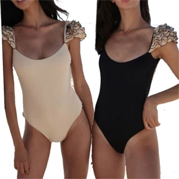 new trendy women's one-piece swimsuit backless swimwear solid bathing suit female monokini swimming costume beachwear, White;black
new trendy women's one-piece swimsuit backless swimwear solid bathing suit female monokini swimming costume beachwear, White;black