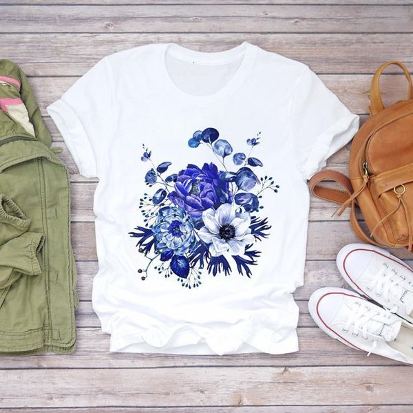women floral 90s short sleeve summer fall cute flower lady t-shirts womens graphic t shirt ladies female tee t-shirt, White
women floral 90s short sleeve summer fall cute flower lady t-shirts womens graphic t shirt ladies female tee t-shirt, White