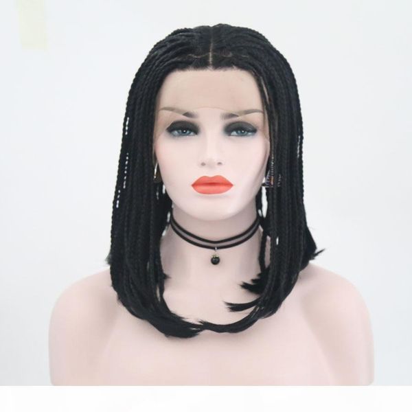 3x box braided bob wigs synthetic wigs cosplay part lace front wig hand tied black heat resistant fiber hair wig for women
3x box braided bob wigs synthetic wigs cosplay part lace front wig hand tied black heat resistant fiber hair wig for women