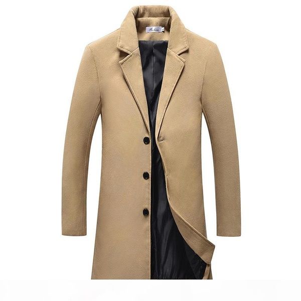 2018 winter men's casual thicken woolen trench coat business coats male solid color slim fit overcoat medium long jackets c18110901, Black
2018 winter men's casual thicken woolen trench coat business coats male solid color slim fit overcoat medium long jackets c18110901, Black