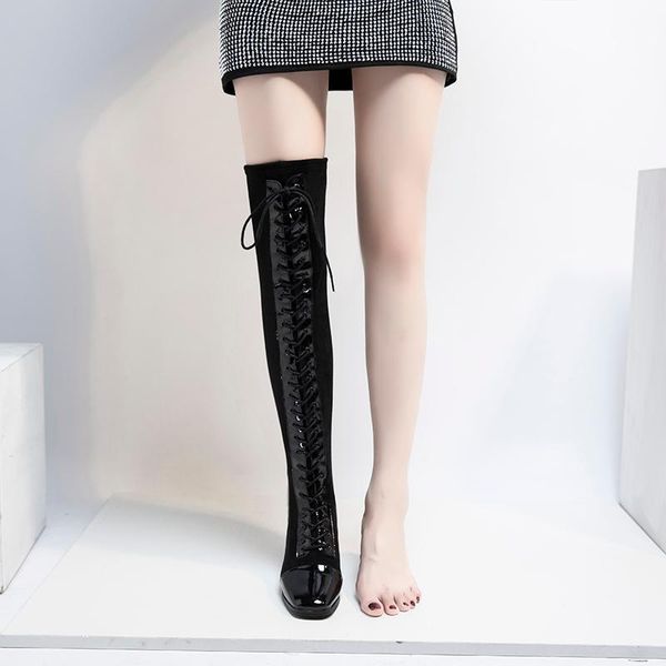 black over the knee boots lace up women shoes suede thigh high boots heels winter shoes women long with high heels
black over the knee boots lace up women shoes suede thigh high boots heels winter shoes women long with high heels