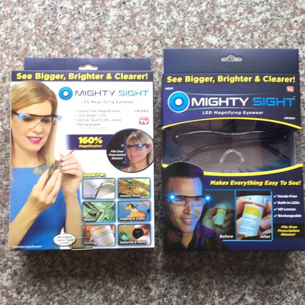 1.6x magnification mighty sight led light glasses suitable for reading presbyopia magnifier led luminous eyewear glasses, White;black
1.6x magnification mighty sight led light glasses suitable for reading presbyopia magnifier led luminous eyewear glasses, White;black