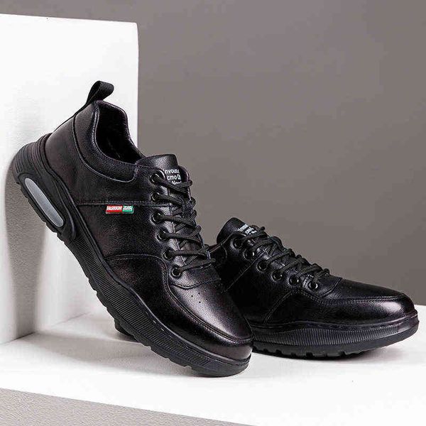 men's shoes sports casual korean fashion leather light board small white tide, Black
men's shoes sports casual korean fashion leather light board small white tide, Black