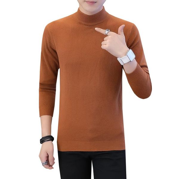 men's sweaters korean clothes male slim half-turtleneck long sleeve pullover man casual regular black knitted sweater col rouler homme, White;black
men's sweaters korean clothes male slim half-turtleneck long sleeve pullover man casual regular black knitted sweater col rouler homme, White;black