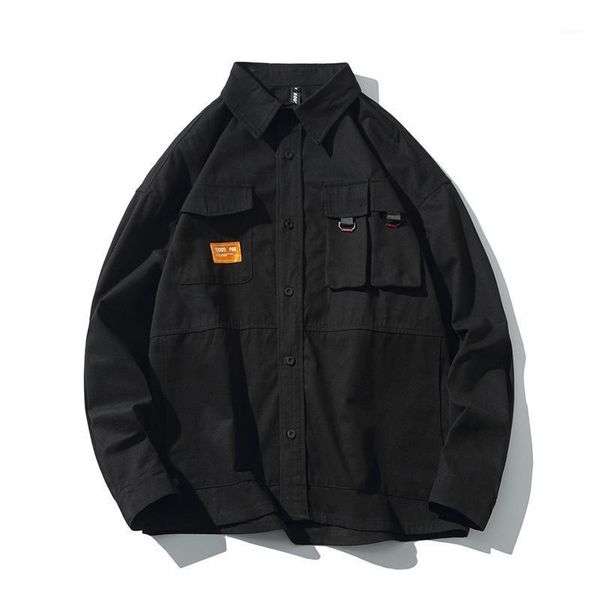 workwear coat men's brand loose-fit function japanese-style autumn and winter hooded casual men stand coll1, Black
workwear coat men's brand loose-fit function japanese-style autumn and winter hooded casual men stand coll1, Black