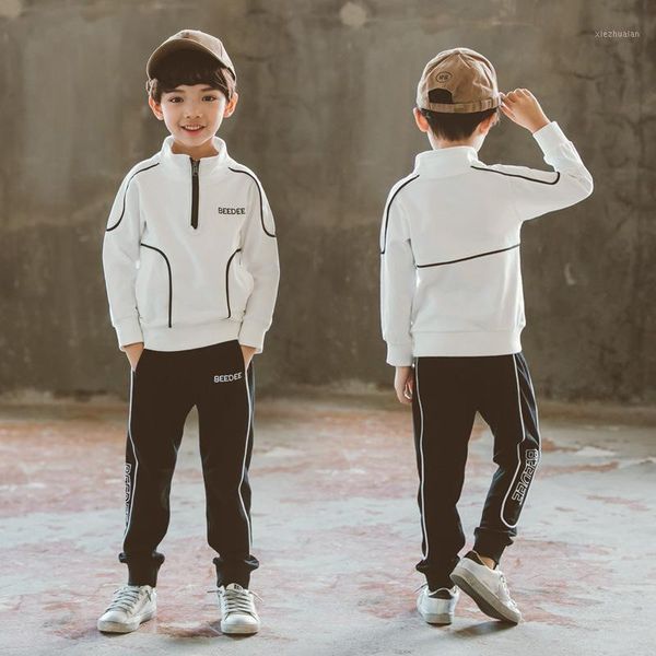 fashion big boys sport sets autumn teenage cotton outfits kids clothing set baby long sleeve uniforms tracksuit children 4-16yrs1, White
fashion big boys sport sets autumn teenage cotton outfits kids clothing set baby long sleeve uniforms tracksuit children 4-16yrs1, White