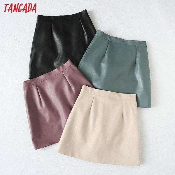 tangada 2020 autumn winter women faux leather skirts faldas mujer back zipper female elgant mini skirt yu041, Black
tangada 2020 autumn winter women faux leather skirts faldas mujer back zipper female elgant mini skirt yu041, Black