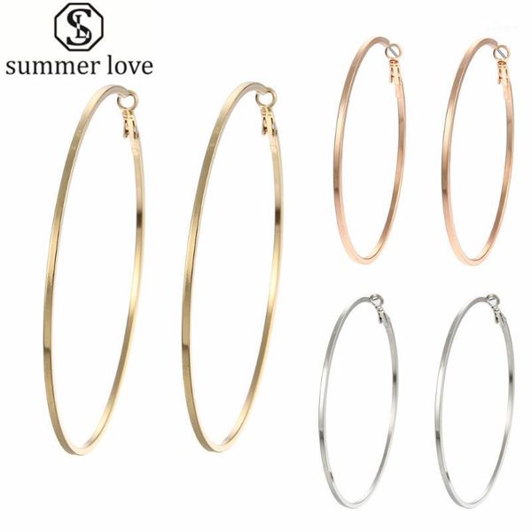 new fashion big circle earrings hoop minimalist round loop earring for women 2020 trendy hiphop rock gift brincos jewelry1, Golden;silver
new fashion big circle earrings hoop minimalist round loop earring for women 2020 trendy hiphop rock gift brincos jewelry1, Golden;silver
