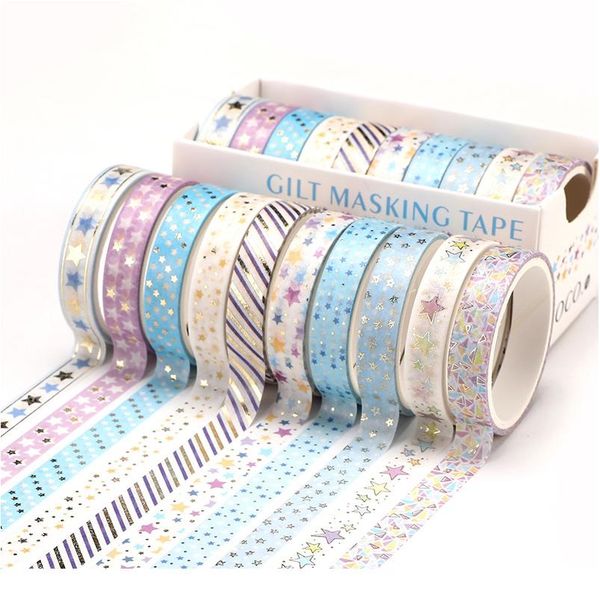 10 pcs/set gold foil washi tape cute heart masking tape decorative adhesive tape sticker scrapbooking diy st bbyikd
10 pcs/set gold foil washi tape cute heart masking tape decorative adhesive tape sticker scrapbooking diy st bbyikd