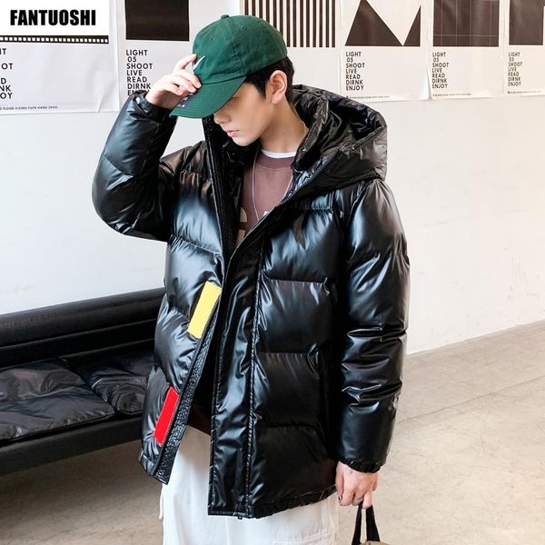 2021 the new new dwaterproof water hooded parka warm winter coat weight men's shiny jacket fhnx, Black
2021 the new new dwaterproof water hooded parka warm winter coat weight men's shiny jacket fhnx, Black