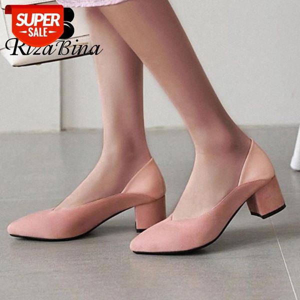 rizabina 2020 new pumps for women pointed toe flock shoes thick mid heel shoes slip on square heel single size 31-46 #bw9d
rizabina 2020 new pumps for women pointed toe flock shoes thick mid heel shoes slip on square heel single size 31-46 #bw9d