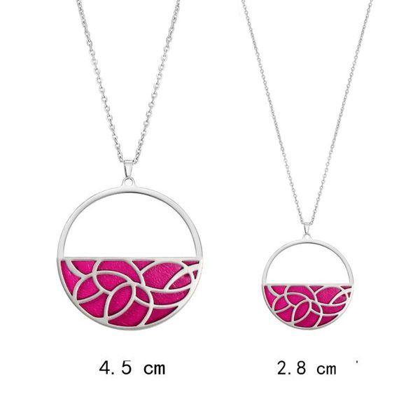 legenstar flower georgette pendant necklace for women reversible leather femme new stainless steel jewelry valentine's gift, Silver
legenstar flower georgette pendant necklace for women reversible leather femme new stainless steel jewelry valentine's gift, Silver