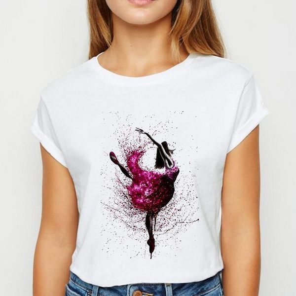style pink ballet tshirt mom spring summer t-shirt harajuku funny fashion oversized round neck loose t-shirt, White
style pink ballet tshirt mom spring summer t-shirt harajuku funny fashion oversized round neck loose t-shirt, White