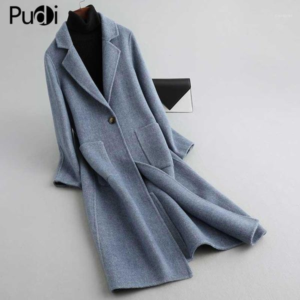 women's wool & blends pudi women coat jacket winter warm female fashion outwear a395061, Black
women's wool & blends pudi women coat jacket winter warm female fashion outwear a395061, Black