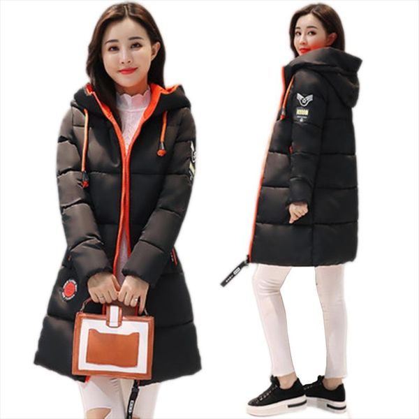 plus size m 3xl 2020 new winter jacket female parka coat long down jacket long hooded cotton coat women outerwear feme, Black
plus size m 3xl 2020 new winter jacket female parka coat long down jacket long hooded cotton coat women outerwear feme, Black